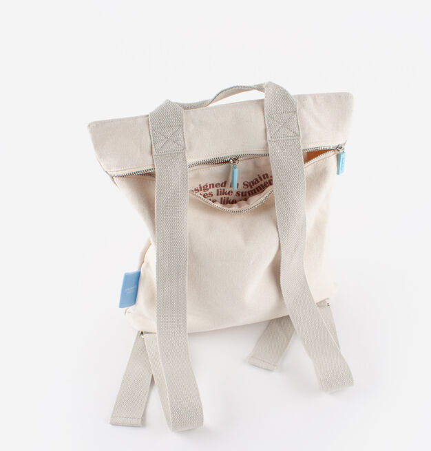 MOCHILA LONA BORDADO