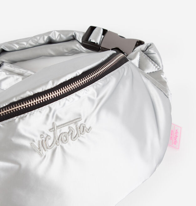 BOLSO RIÑONERA NYLON METALIZADO