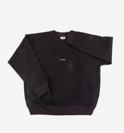 SUDADERA ANIMAL PRINT & BORDADO