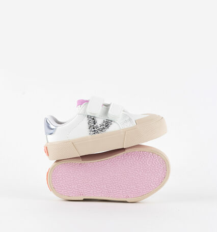 TRIBU BASKET TIRAS EFECTO PIEL & GLITTER
