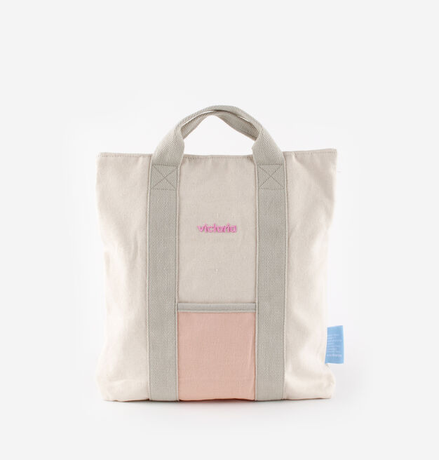 MOCHILA LONA BORDADO