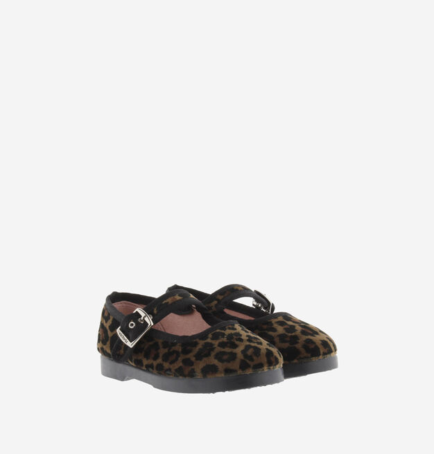 GONG-FU BAILARINA TERCIOPELO ANIMAL PRINT