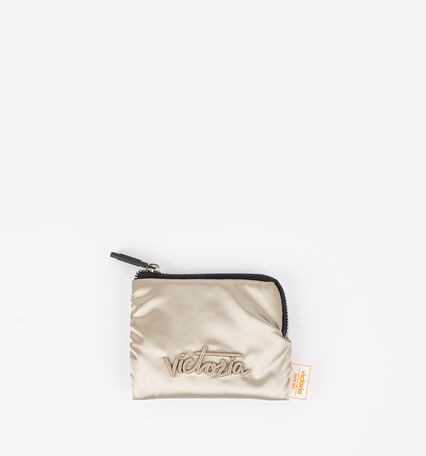 MONEDERO NYLON METALIZADO
