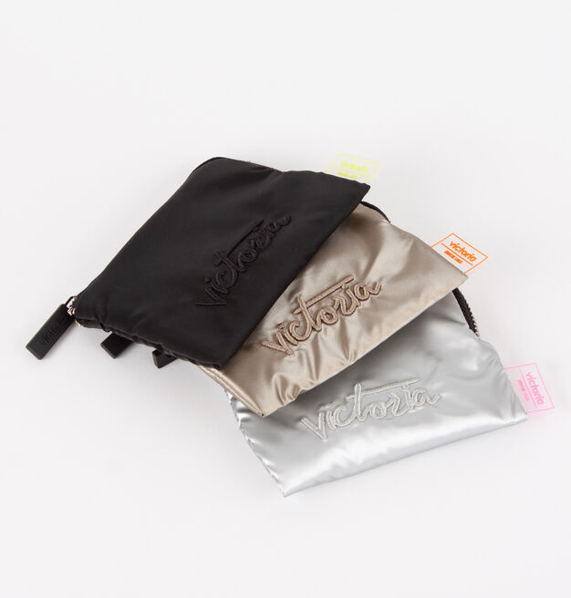 MONEDERO NYLON METALIZADO