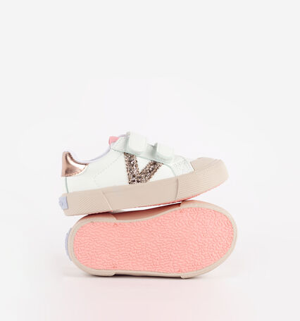 TRIBU BASKET TIRAS EFECTO PIEL & GLITTER