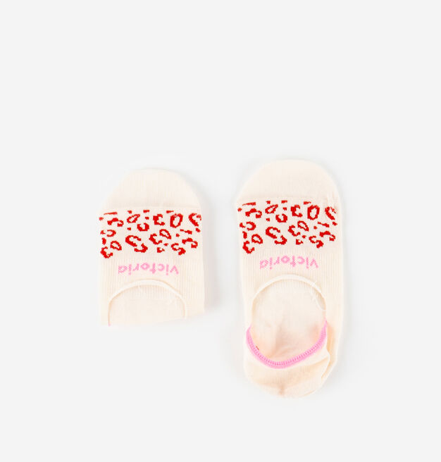 CALCETÍN PINKIE INVISIBLE LEOPARDO