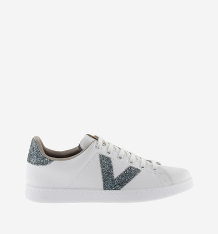 TENIS PIEL & VIRUTAS GLITTER