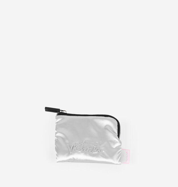 MONEDERO NYLON METALIZADO
