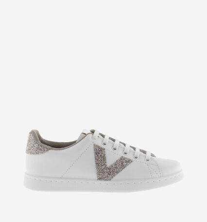 TENIS PIEL & VIRUTAS GLITTER